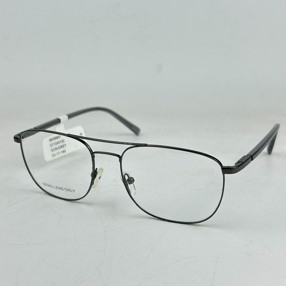 Walmart‎ MK09801 Unisex Eyeglasses Frame Gunmetal Gray Full Rim 53-17-140mm